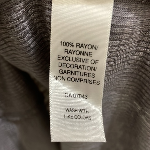 Cynthia Rowley gray tank top ( sz l) - Picture 7 of 7